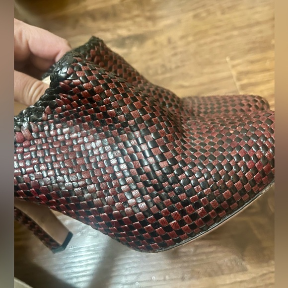 Prada Woven Leather Booties **RARE** - Picture 3 of 10